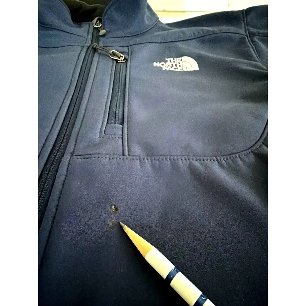 Vintage Y2K The North Face TNF Apex Bionic Softshell Jacket Mens M Navy Fleece